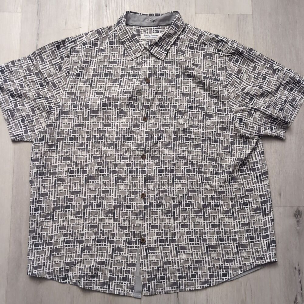 Tommy Bahama The Coconut Point Shirt Mens 2XL Short Sleeve Casual